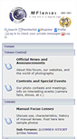 Mobile Screenshot of forum.mflenses.com